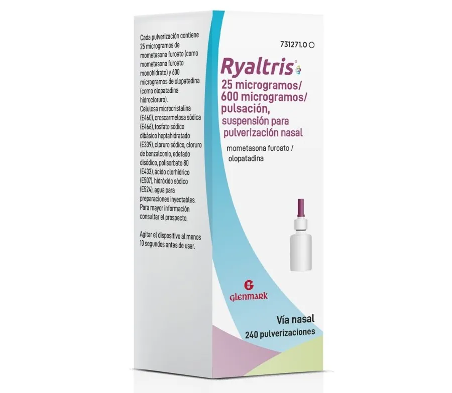 Menarini lanza Ryaltris un nuevo pulverizador nasal para el